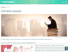Tablet Screenshot of news.toptarif.de